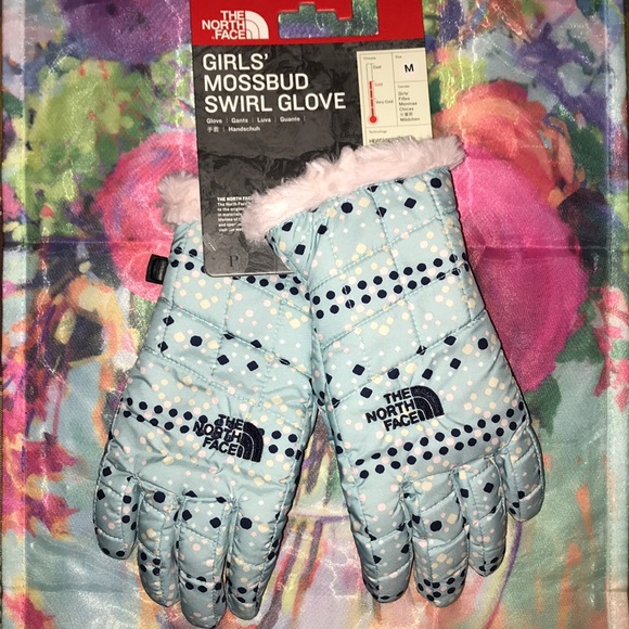 north face mossbud gloves
